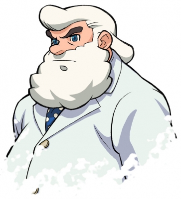 10 Amazing Beards in Video Game - Dr. Light (Mega Man)