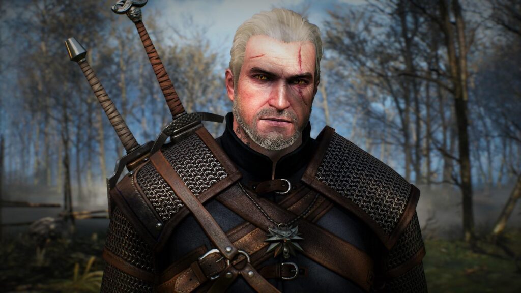 10 Amazing Beards in Video Game - Geralt of Rivia (The Witcher)