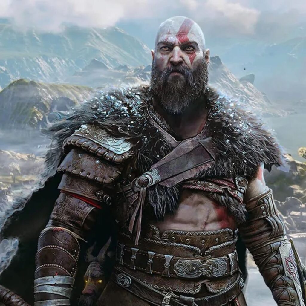 10 Amazing Beards in Video Game - Kratos (God of War)