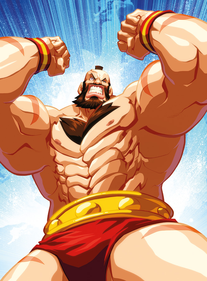 10 Amazing Beards in Video Game - Zangief (Street Fighter)